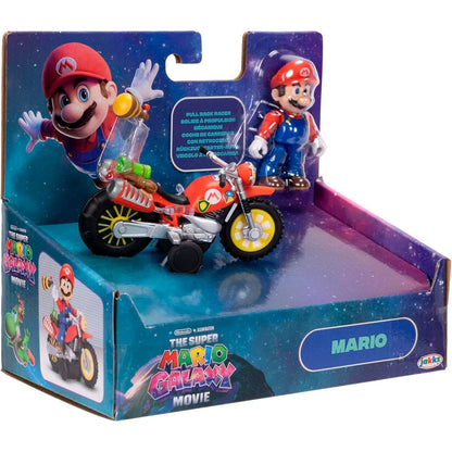 Figura + vehiculo Super Mario Galaxy Movie Super Mario Bros