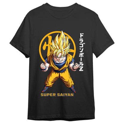 Camiseta Goku Super Saiyan Kanji Dragon Ball Z adulto - imagen 2