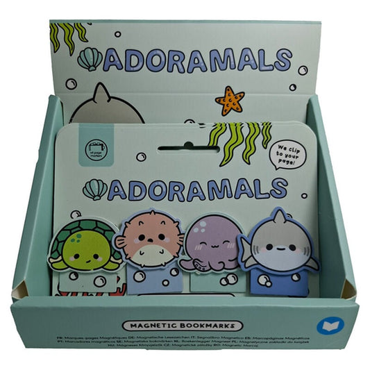 Set marcapaginas Animales adorables Adoramals