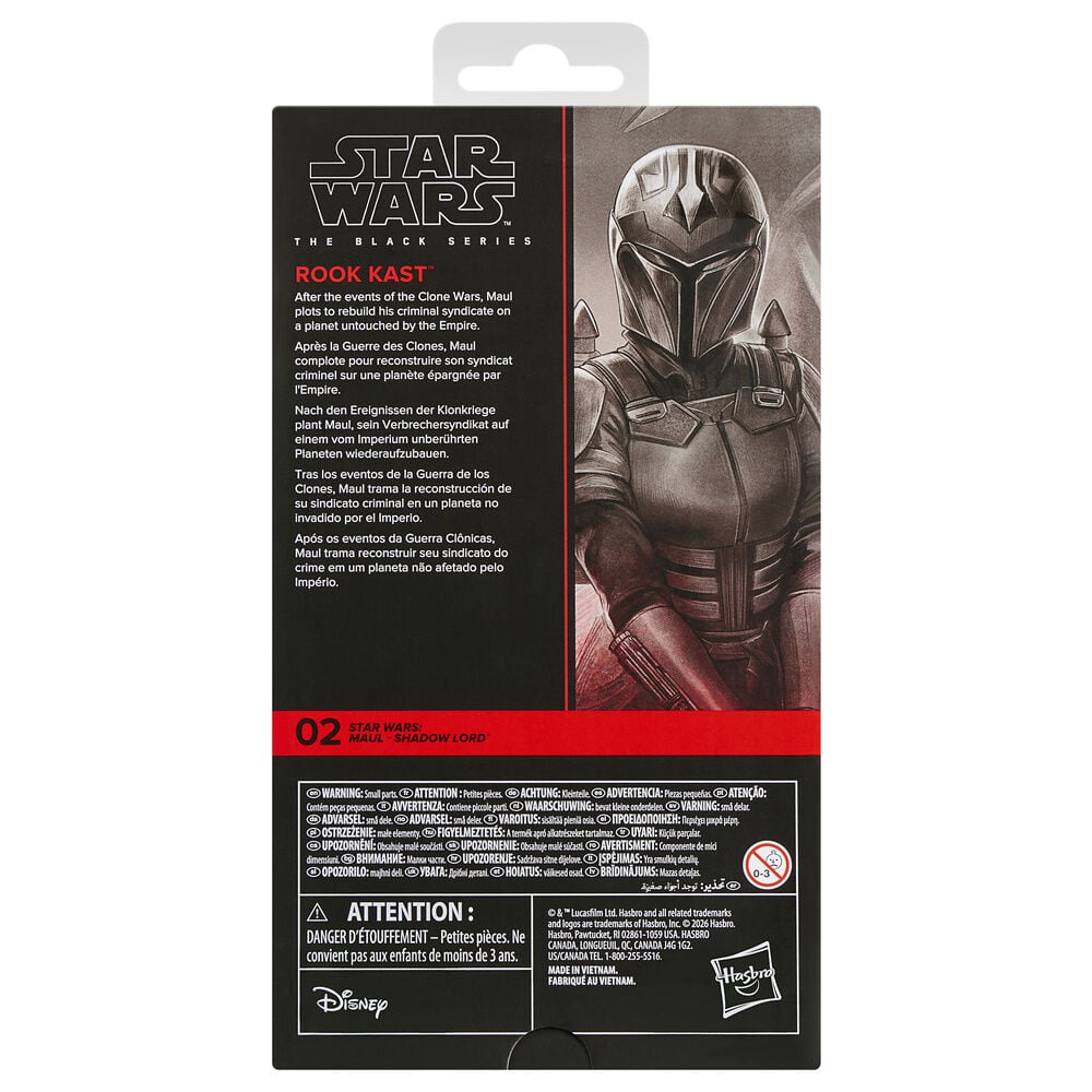 Figura Rook Kast Maul Shadow Lord Star Wars 15cm - imagen 5