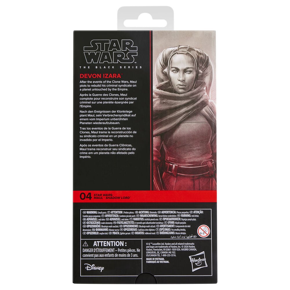 Figura Devon Izara Maul Shadow Lord Star Wars 15cm - imagen 5