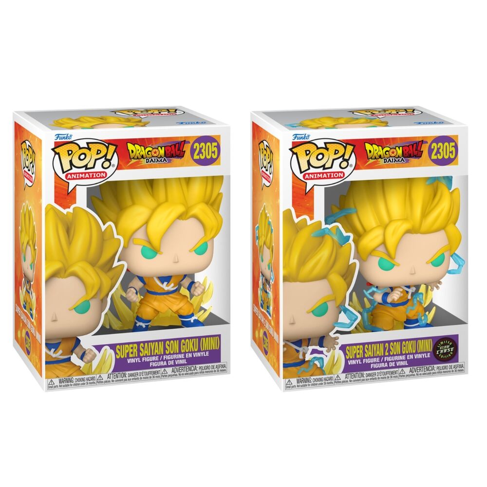 Figura POP Dragon Ball Daima Super Saiyan Son Goku Mini 5 + 1 Chase - imagen 2