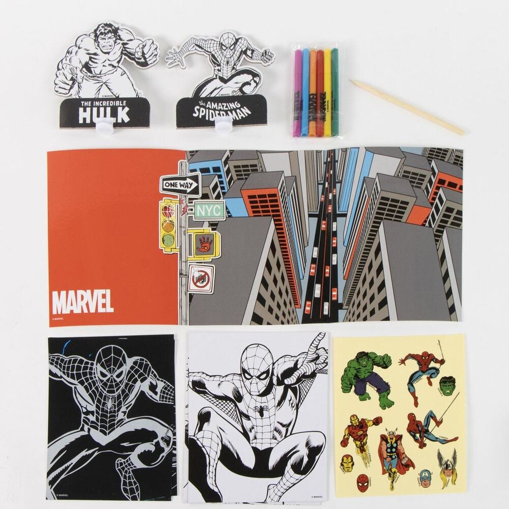 Mochila set coloreable Spiderman Marvel - imagen 2