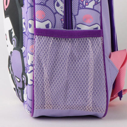 Mochila 3D Kuromi Hello Kitty 30cm - imagen 3