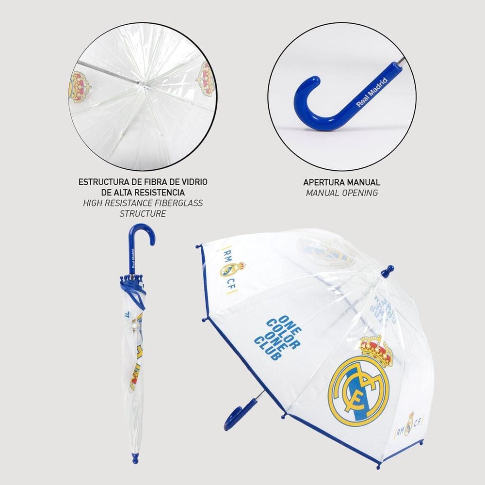 Paraguas manual Real Madrid 45cm - imagen 4