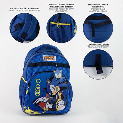 Mochila Sonic the Hedgehog 42cm adaptable - imagen 4