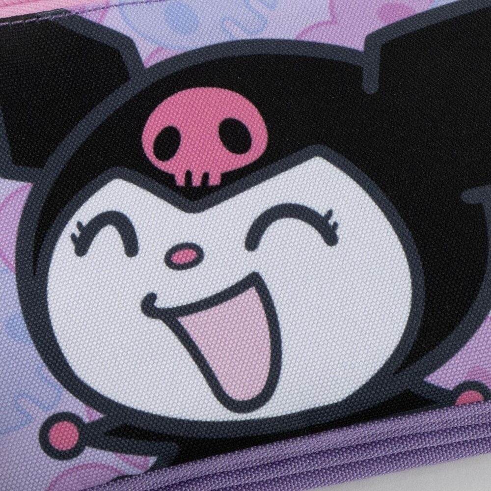 Portatodo Kuromi Hello Kitty triple - imagen 4