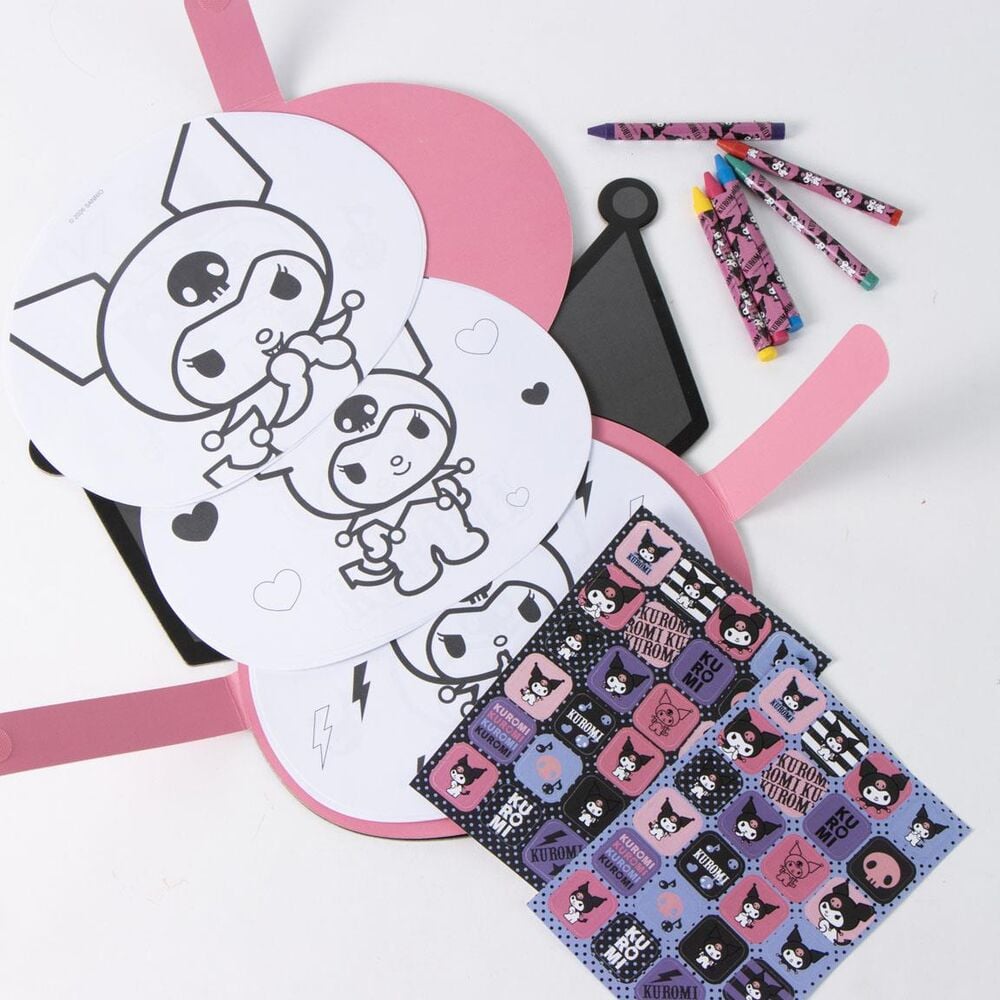 Album actividades coloreable Kuromi Hello Kitty - imagen 4