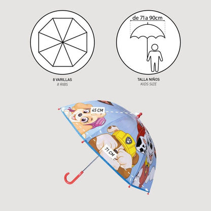 Paraguas manual burbuja Patrulla Canina Paw Patrol 45cm - imagen 5