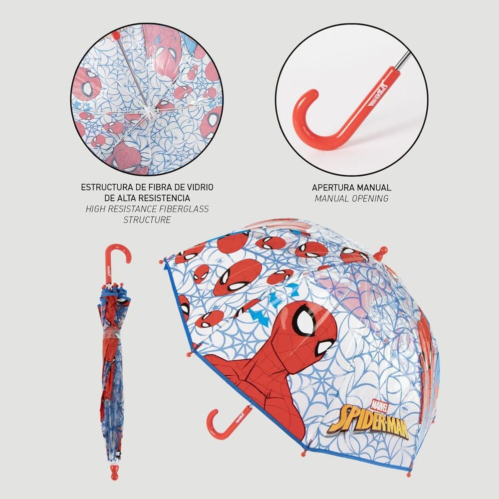 Paraguas manual POE Spiderman Marvel - imagen 5