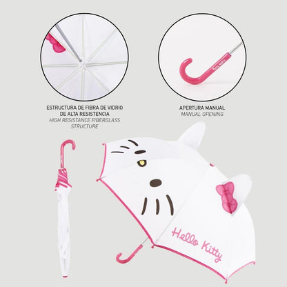 Paraguas manual Hello Kitty - imagen 5