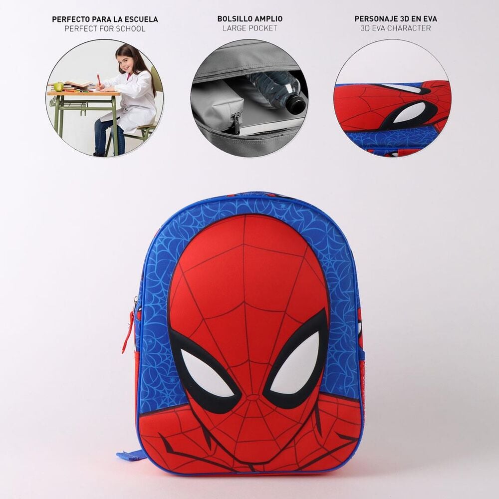 Mochila 3D Spiderman Marvel 30cm - imagen 6