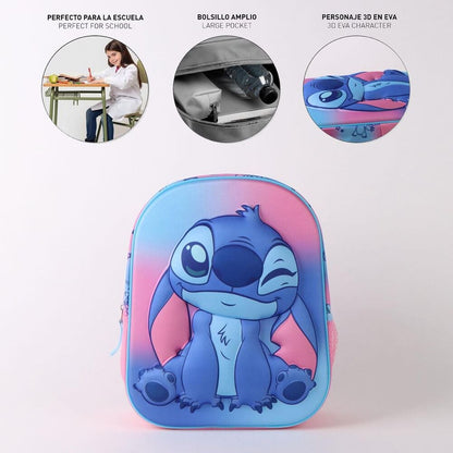 Mochila 3D Stitch Disney 30cm - imagen 6