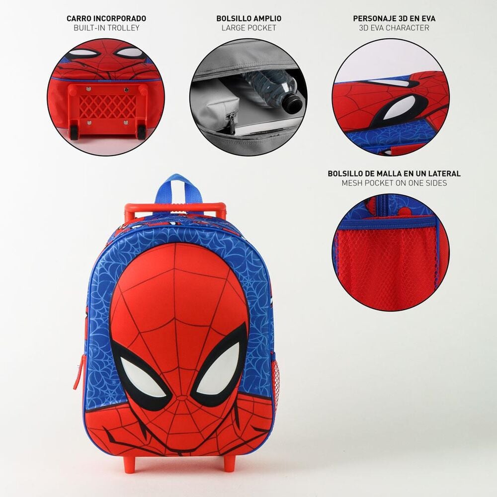 Trolley 3D Spiderman Marvel 30cm - imagen 6
