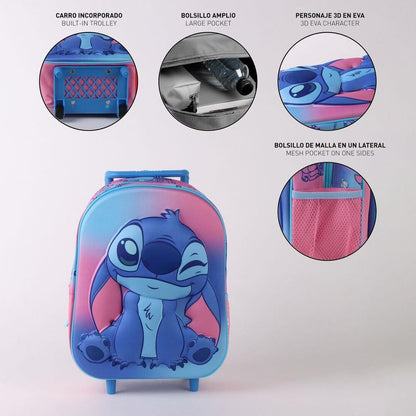 Trolley 3D Stitch Disney 30cm