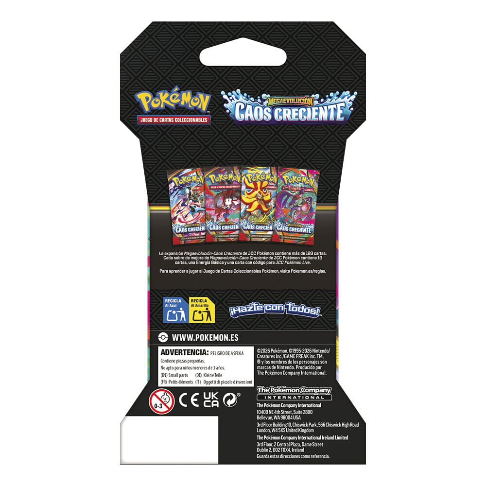 Sobre cartas Caos Creciente Megaevolucion Pokemon español - imagen 4