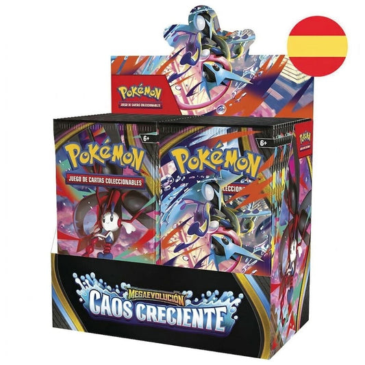 Sobre cartas Caos Creciente Megaevolucion Pokemon español - imagen 2
