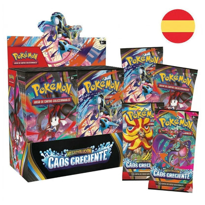 Sobre cartas Caos Creciente Megaevolucion Pokemon español - imagen 3