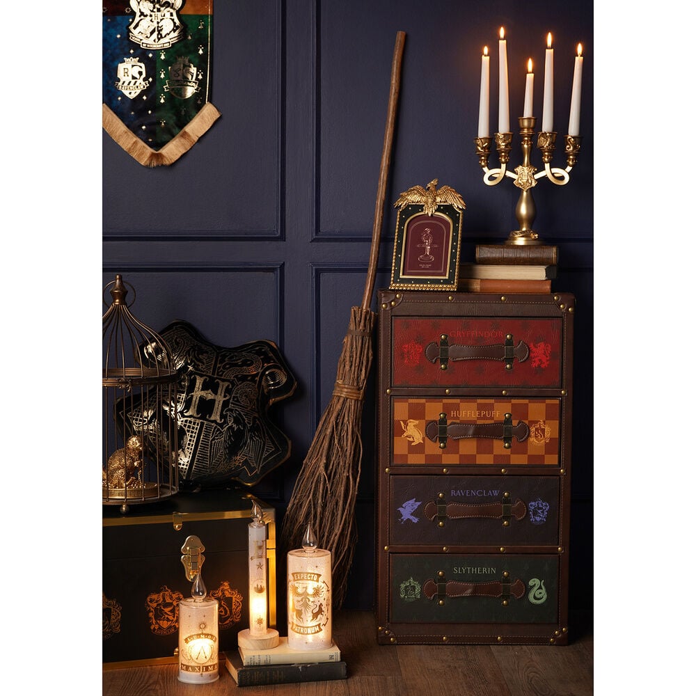 Candelabro 3D Casas Harry Potter