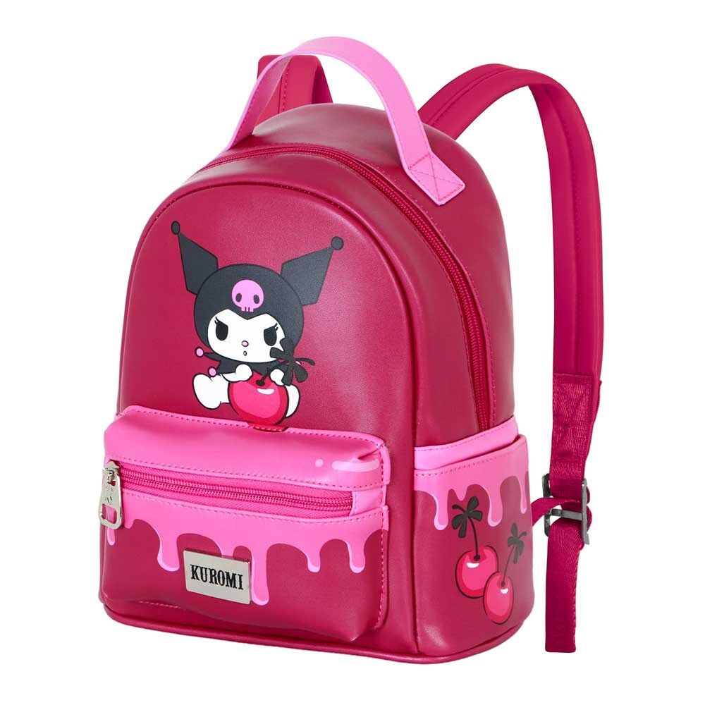 Mochila Cherry Kuromi Hello Kitty 25cm