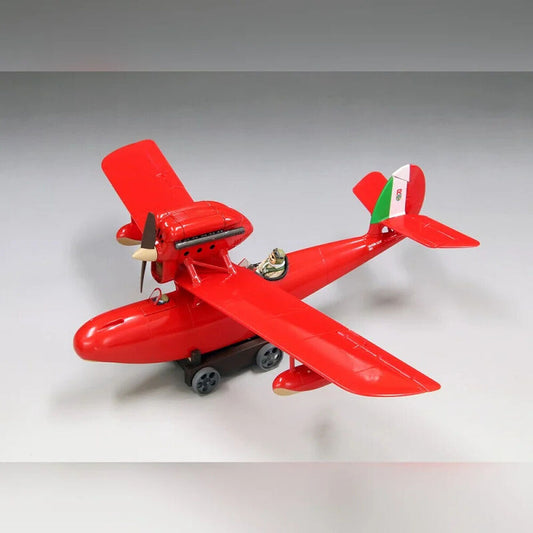 Maqueta Model Kit Savoia S.21F ver.2 Seaplane + Figura Gina Porco Rosso