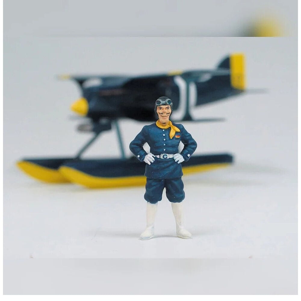 Maqueta Model Kit Curtiss R3C-0 Seaplane + Donald Curtis Porco Rosso - imagen 2