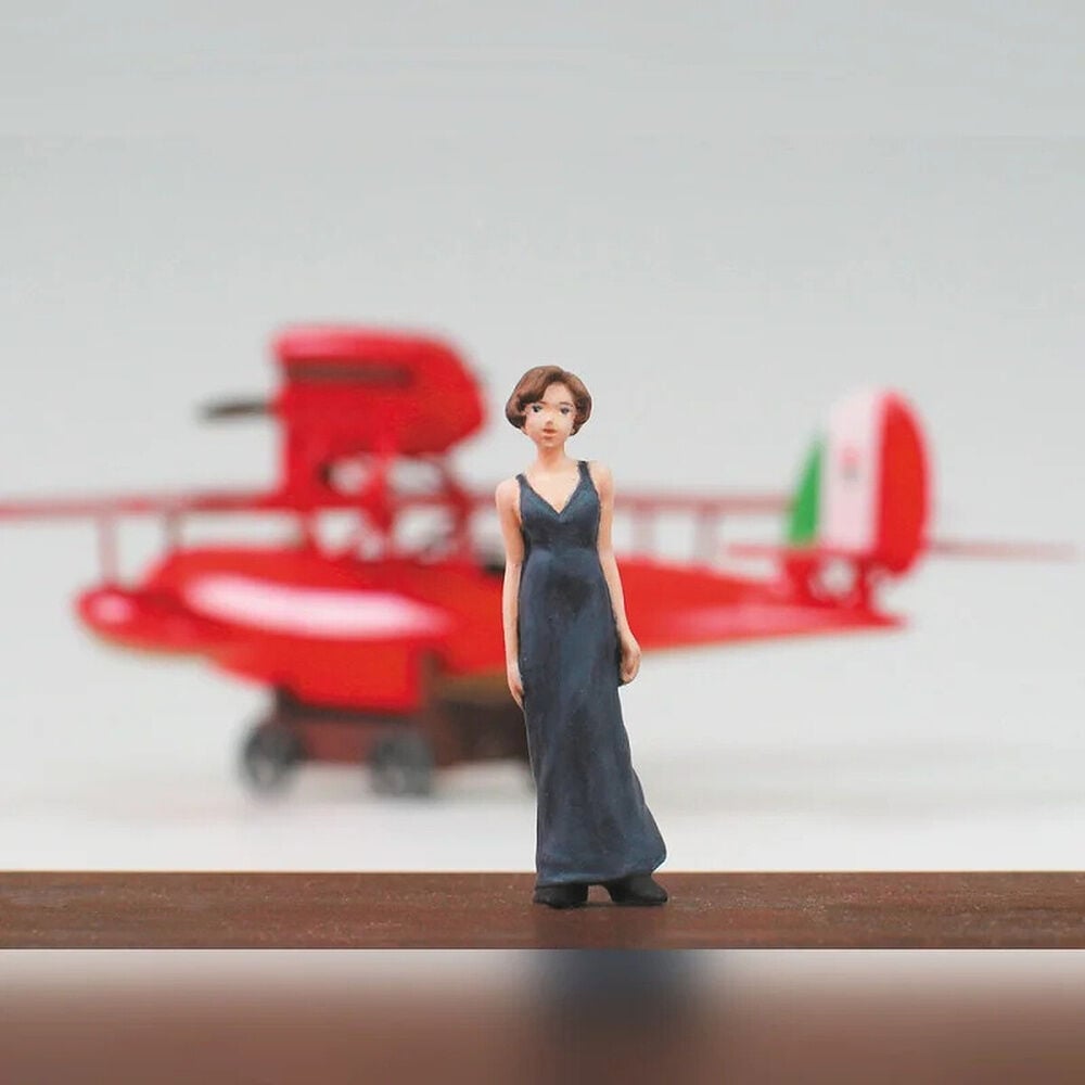 Maqueta Model Kit Savoia S.21F ver.2 Seaplane + Figura Gina Porco Rosso - imagen 2