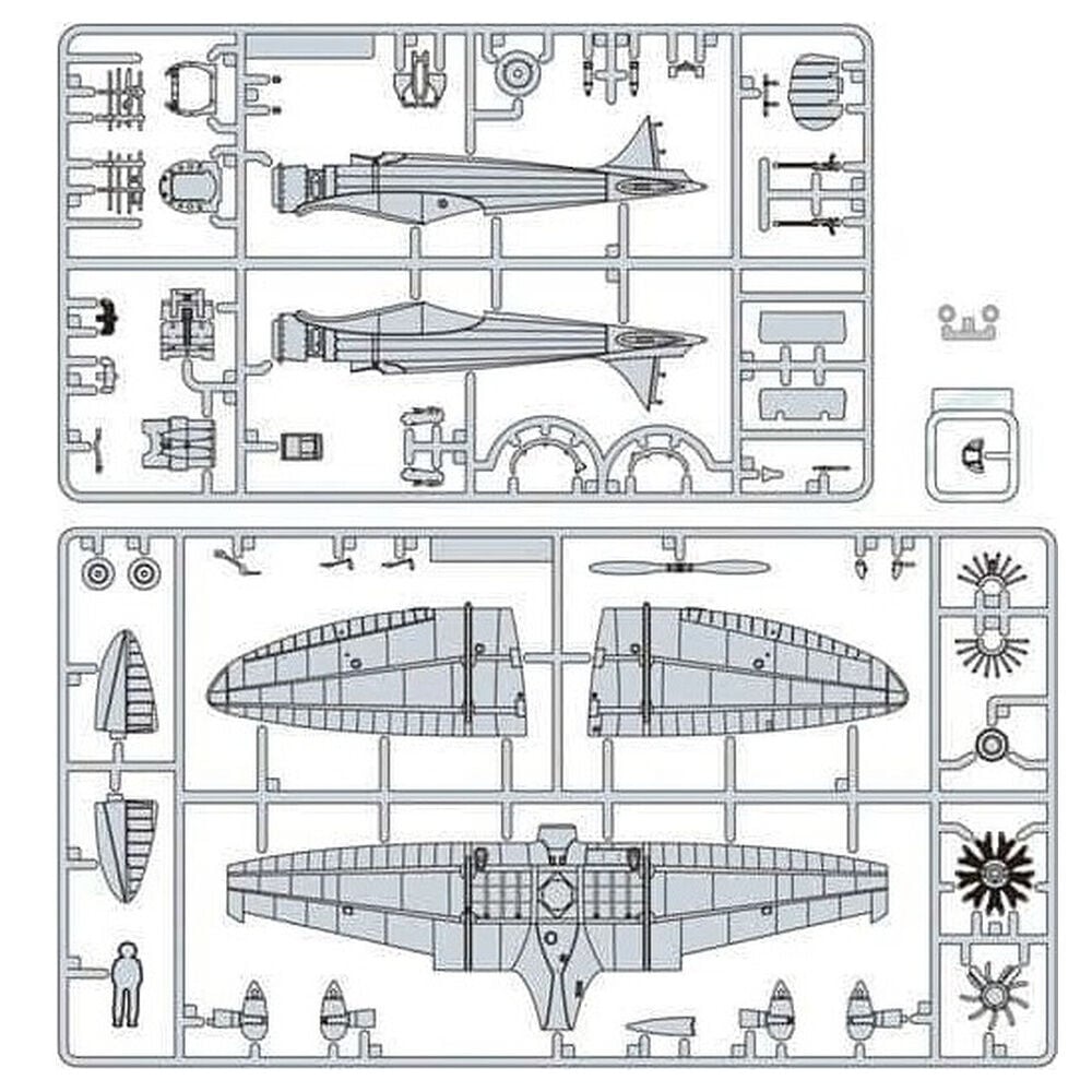 Maqueta Model Kit Type 9 Fighter Airplane The Wind Rises - imagen 3