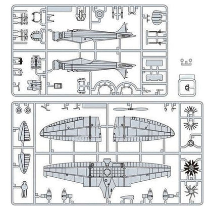 Maqueta Model Kit Type 9 Fighter Airplane The Wind Rises - imagen 3