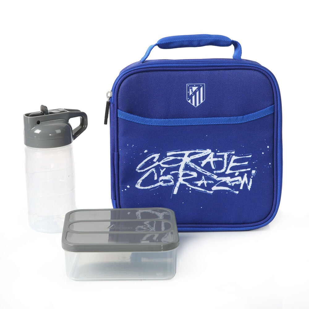 Bolsa porta alimentos termica + botella + tupper Atletico de Madrid - imagen 3