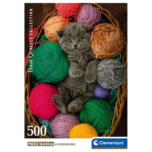 Puzzle Fluffy Kitten 500pzs - imagen 2