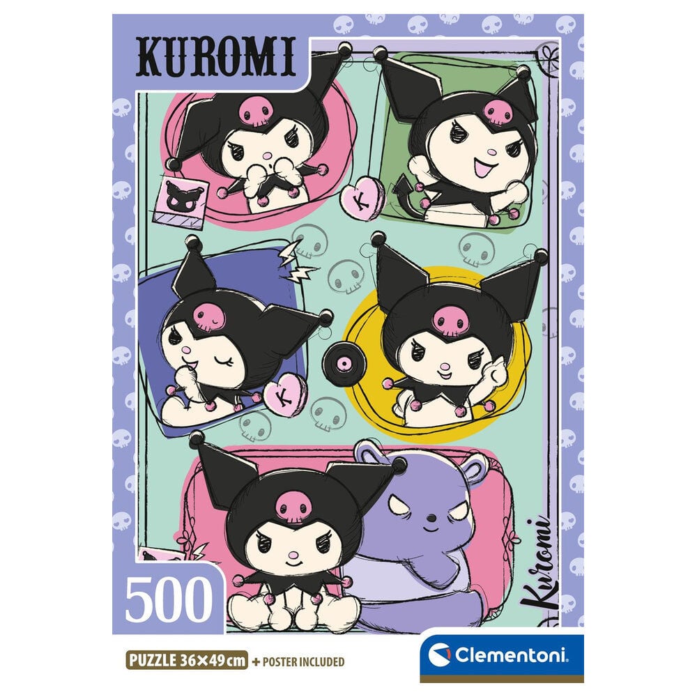 Puzzle Kuromi Hello Kitty 500pzs - imagen 2