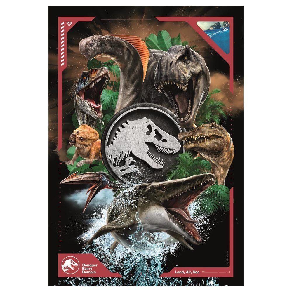 Puzzle super Jurassic World 180pzs - imagen 3