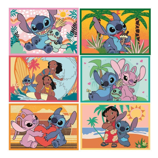 Puzzle cubo Stitch Disney 6pzs - imagen 2