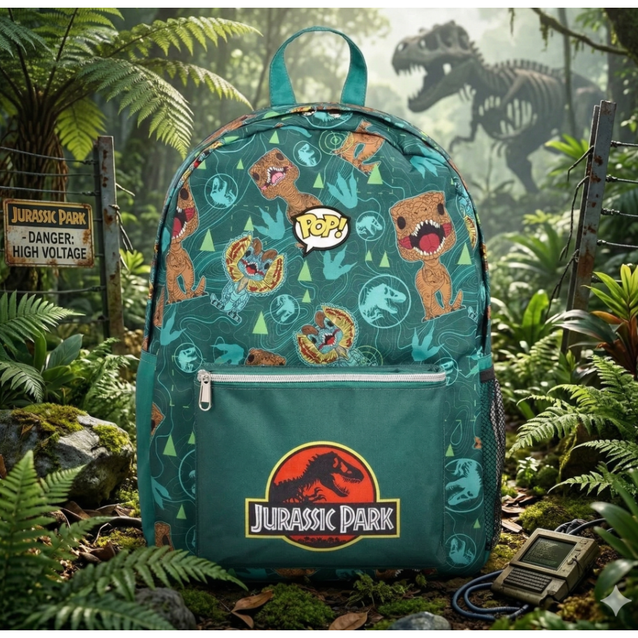 Mochila nylon Jurassic Park 45cm - imagen 2
