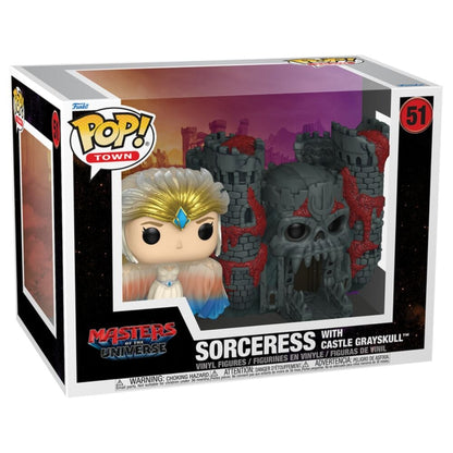 Figura POP Town Masters of the Universe Sorceress with Castle Grayskull Live