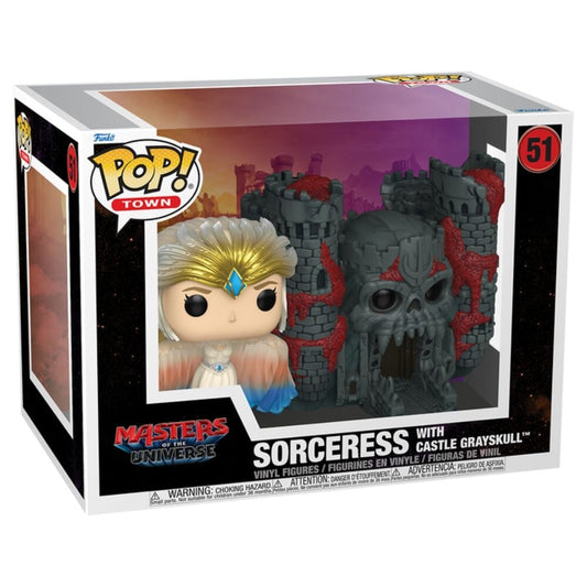 Figura POP Town Masters of the Universe Sorceress with Castle Grayskull Live