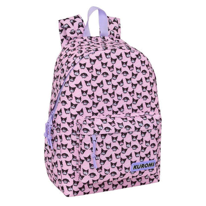 Mochila portatil Kuromi Hello Kitty 43cm - FRIKIRAMA