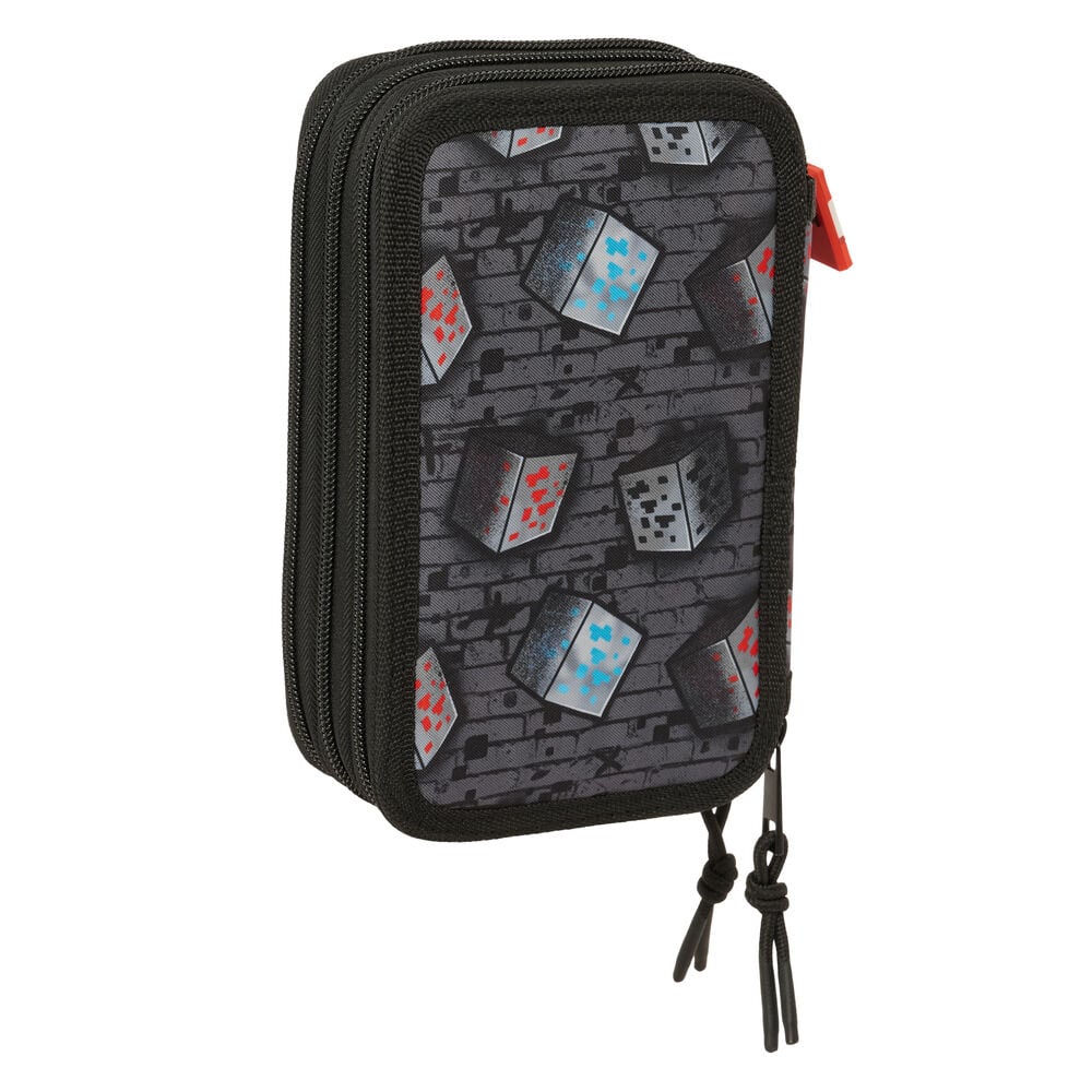 Plumier Graffiti Minecraft triple 37pzs - imagen 2