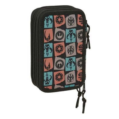 Portatodo Mandalorian & Grogu Star Wars triple 37pzs - imagen 2