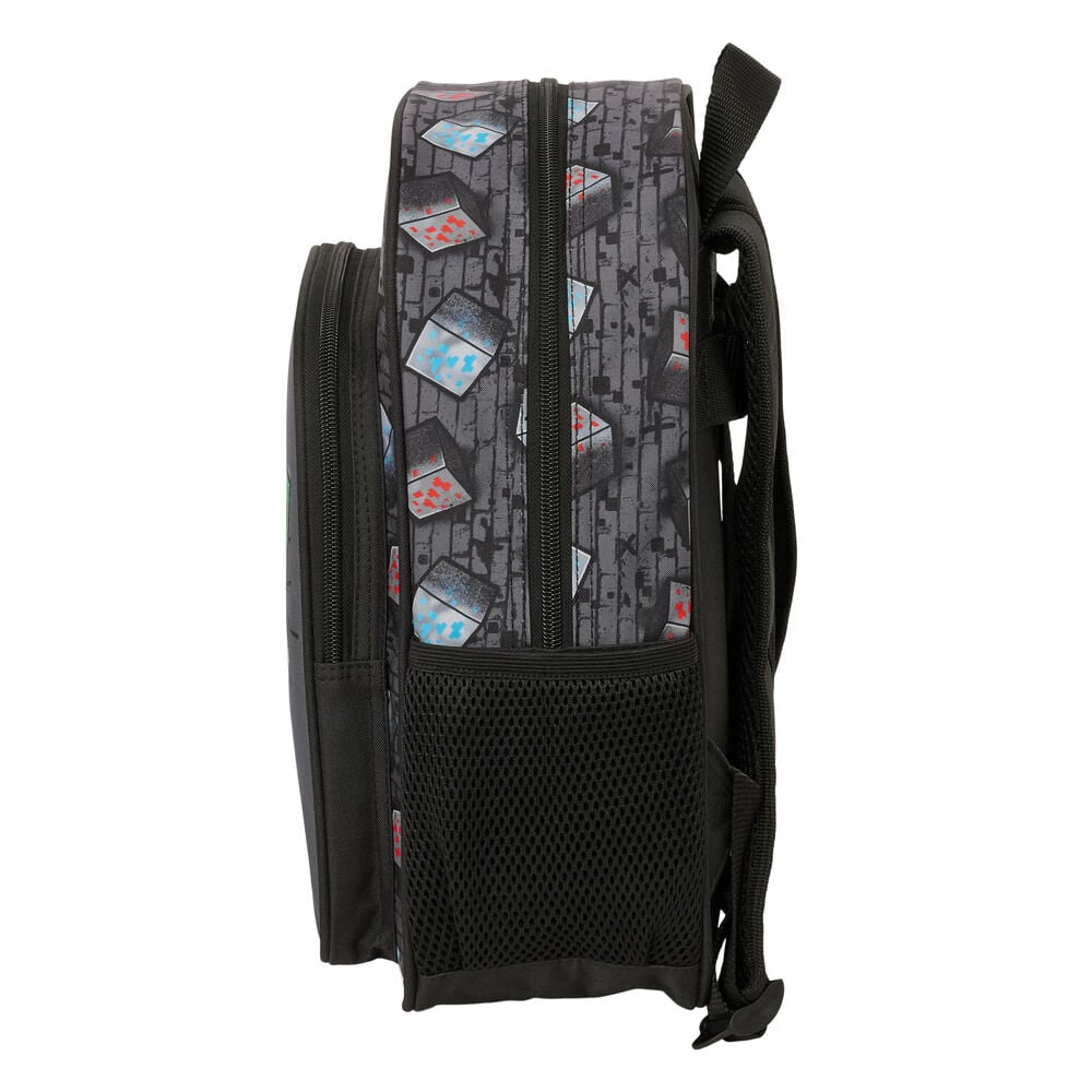 Mochila Graffiti Minecraft 34cm adaptable - imagen 3