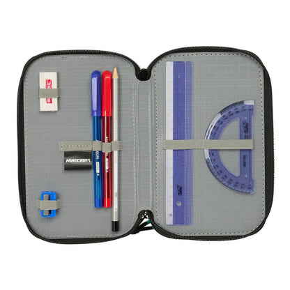 Plumier Screen Minecraft triple 37pzs