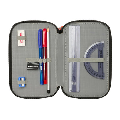 Plumier Graffiti Minecraft triple 37pzs - imagen 4