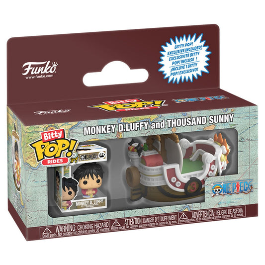 Figura Bitty POP Ride One Pice Monkey D.Luffy and Thousand Sunny