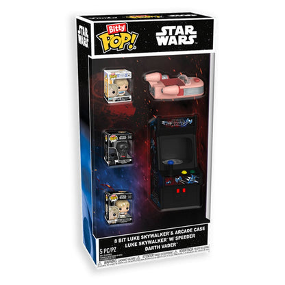 Figura Bitty POP Star Wars 8 Bit Luke Skywalker & Arcade Case