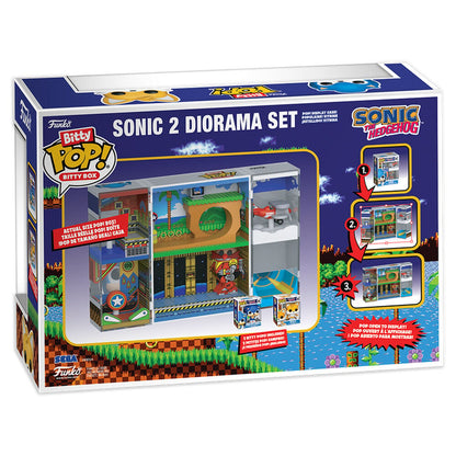 Figura Bitty POP Boxes Sonic The Hedgehog Sonic 2 diorama Set - imagen 3