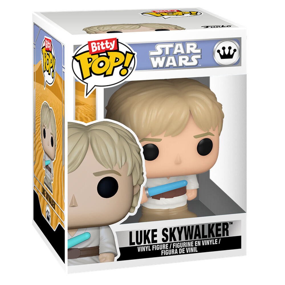 Figura Bitty POP Star Wars 8 Bit Luke Skywalker & Arcade Case