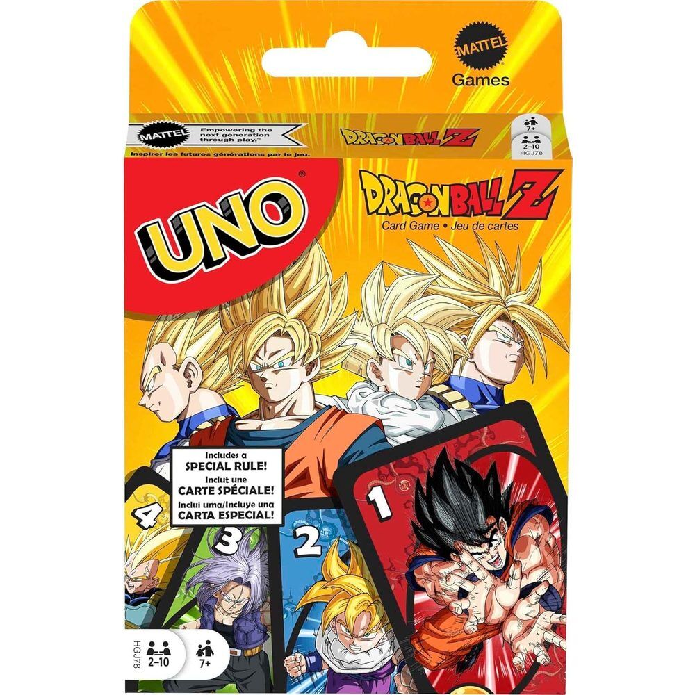 Juego cartas UNO Dragon Ball Z