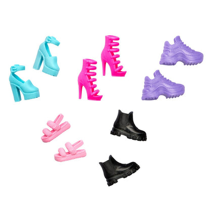 Set 5 zapatos Barbie surtido