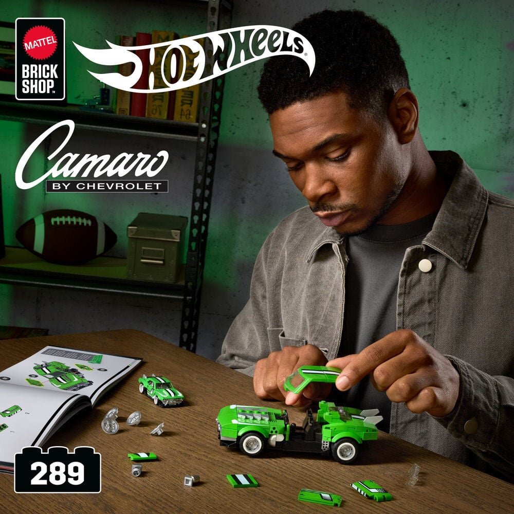 Set Construccion Speed 68 Custom Camaro Hot Wheels